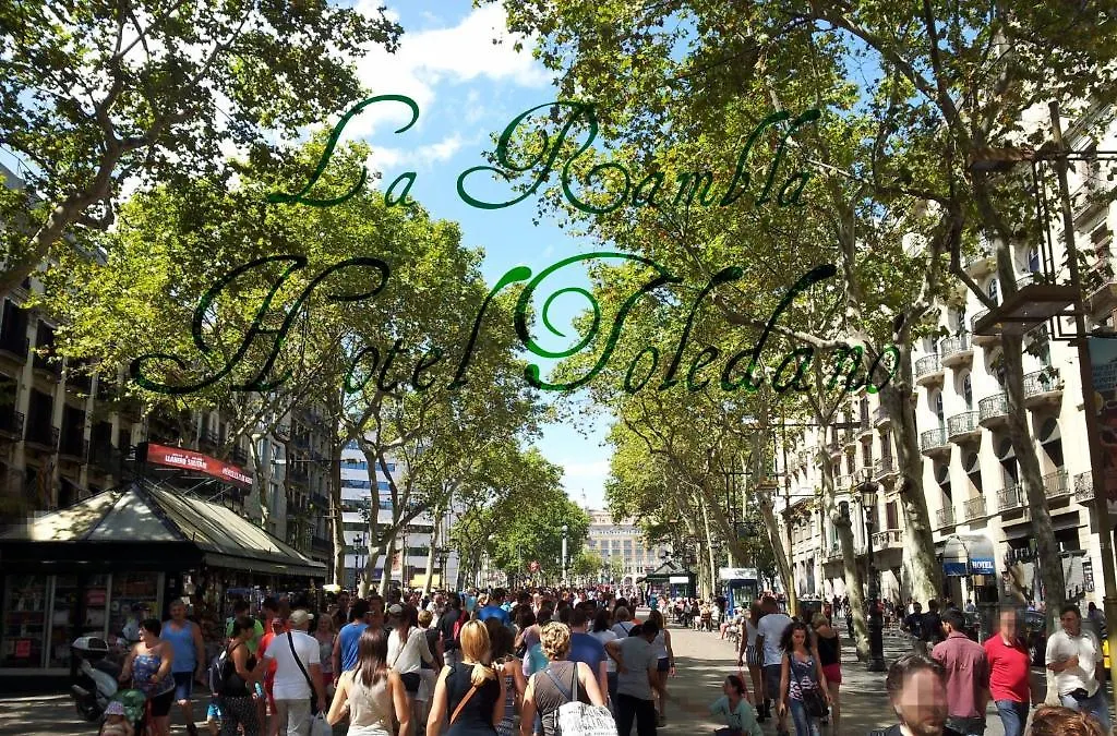 Hotel Toledano Ramblas Barcelona Španělsko